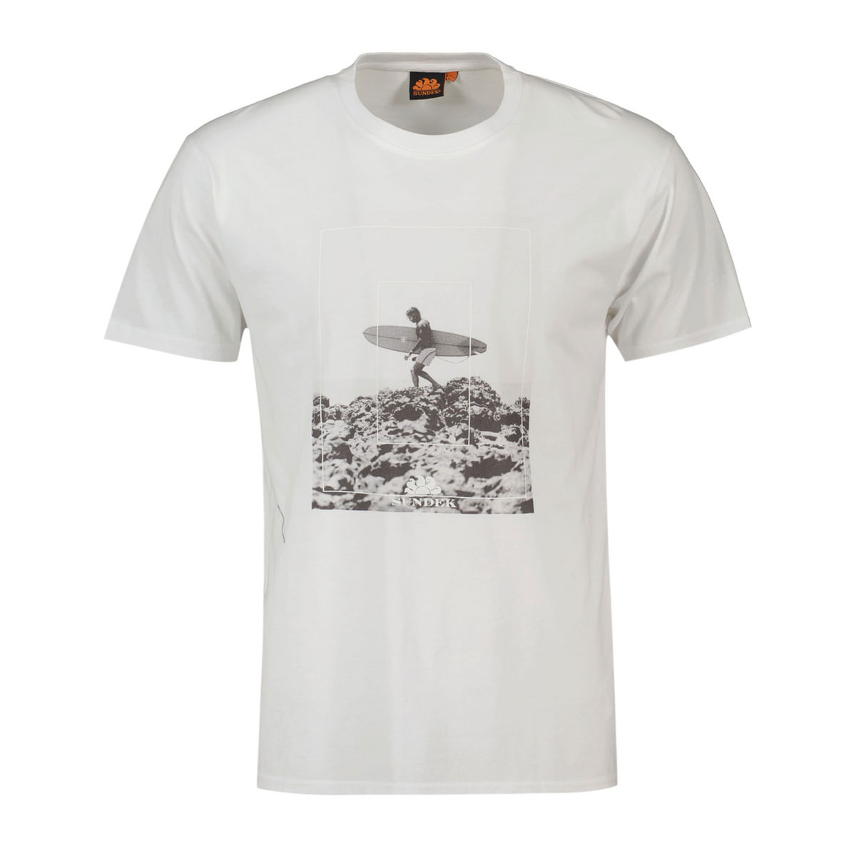 T SHIRT B&W SURFING