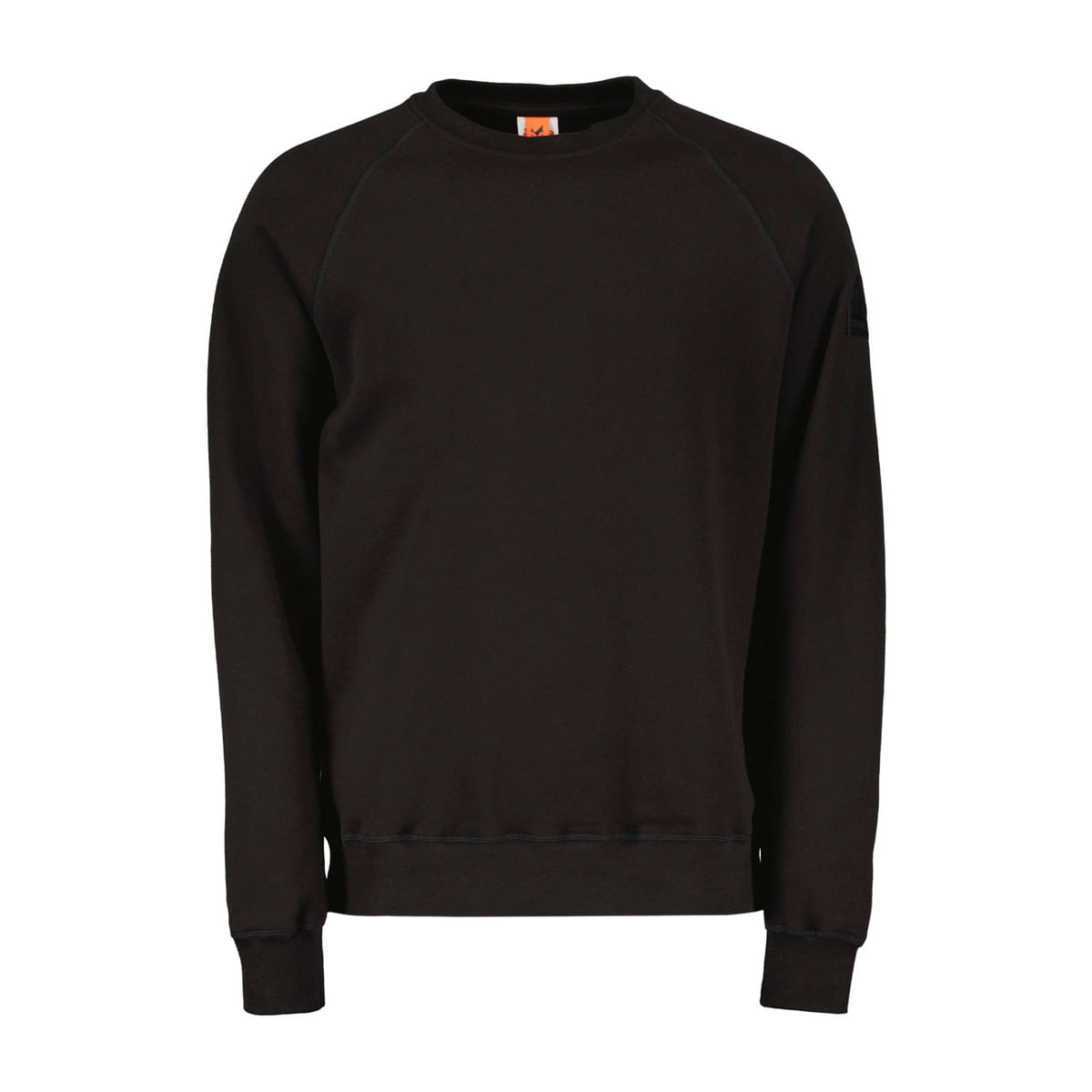 FELPA GIROCOLLO CON LOGO MANICA