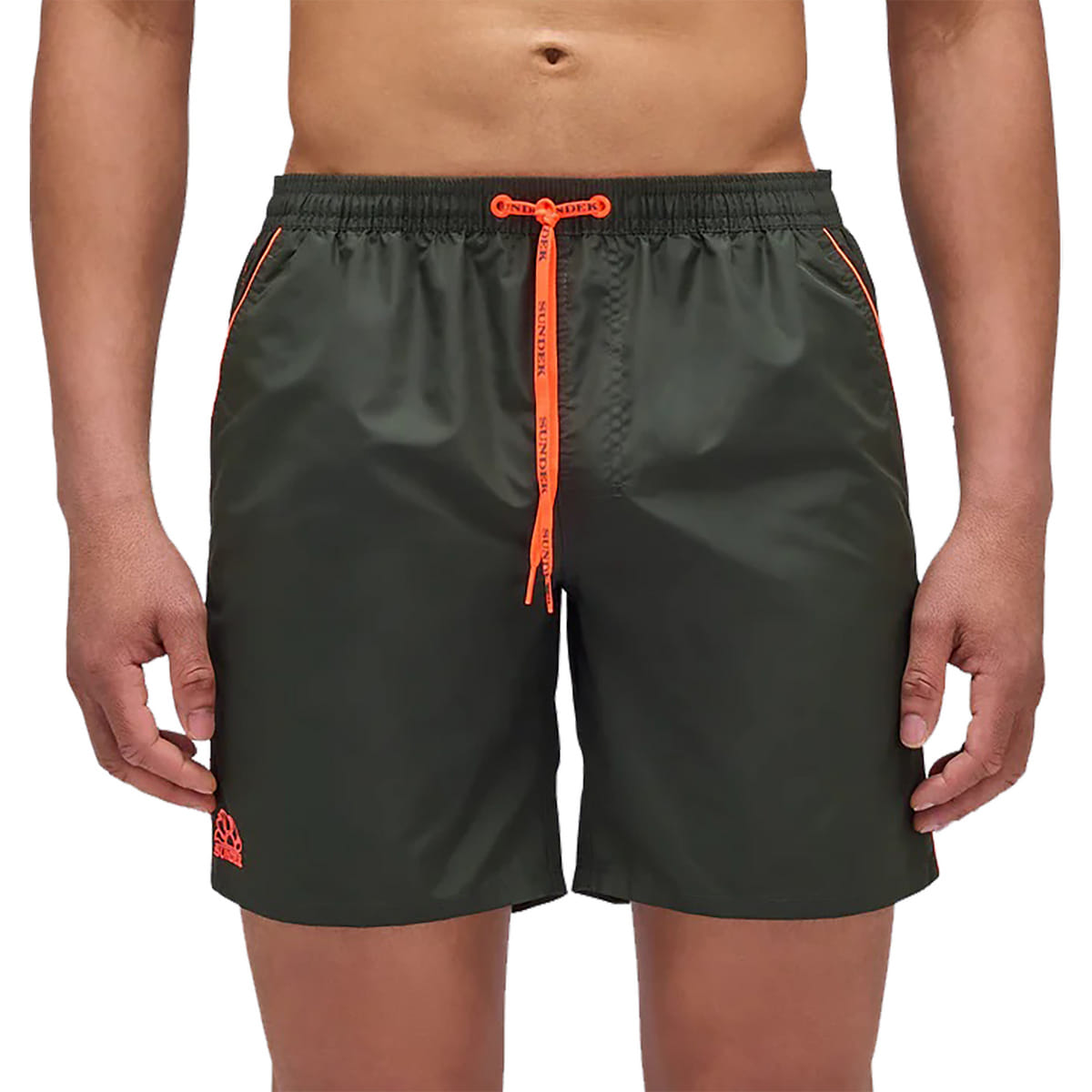 BOXER MARE MEDIO CON ELASTICO E PIPING