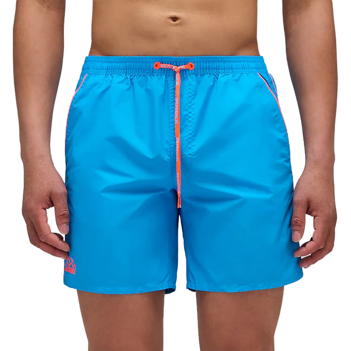 BOXER MARE MEDIO CON ELASTICO E PIPING