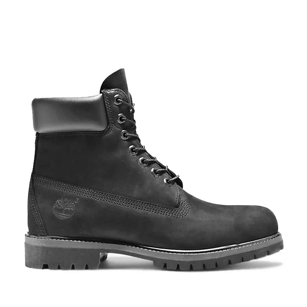 TIMBERLAND 6 PREMIUM BOOT 043557401 BLK BLACK NUBUCK Tutti Stivali e boot Scarpe