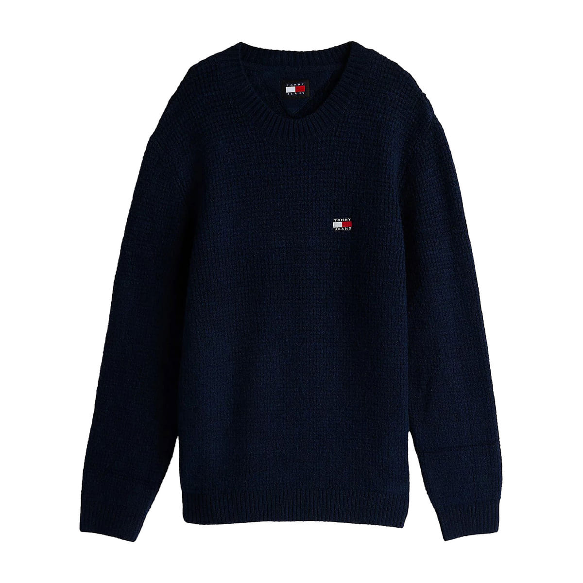 MAGLIONE GIROCOLLO WAFFLE