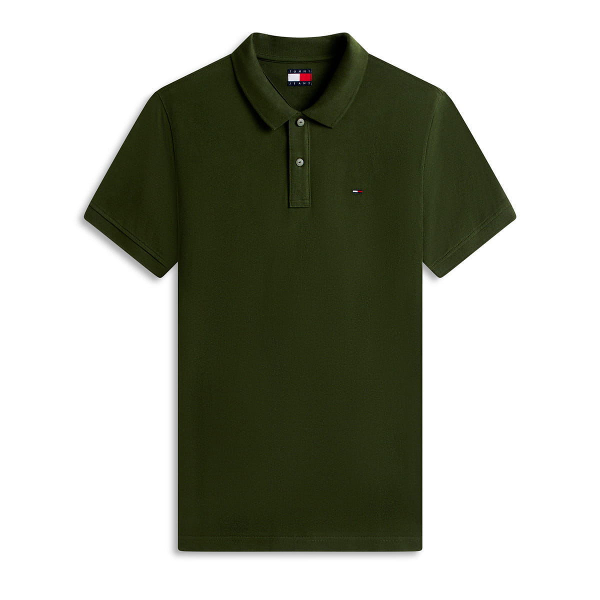 POLO A MANICA CORTA TOMMY FLAG