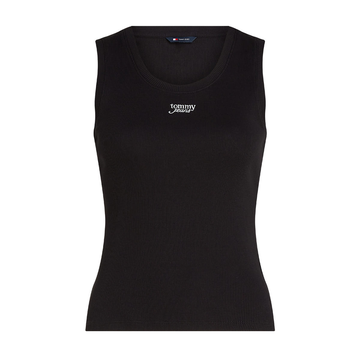 CANOTTA SLIM SCRIPT RIB ANK TOP DONNA