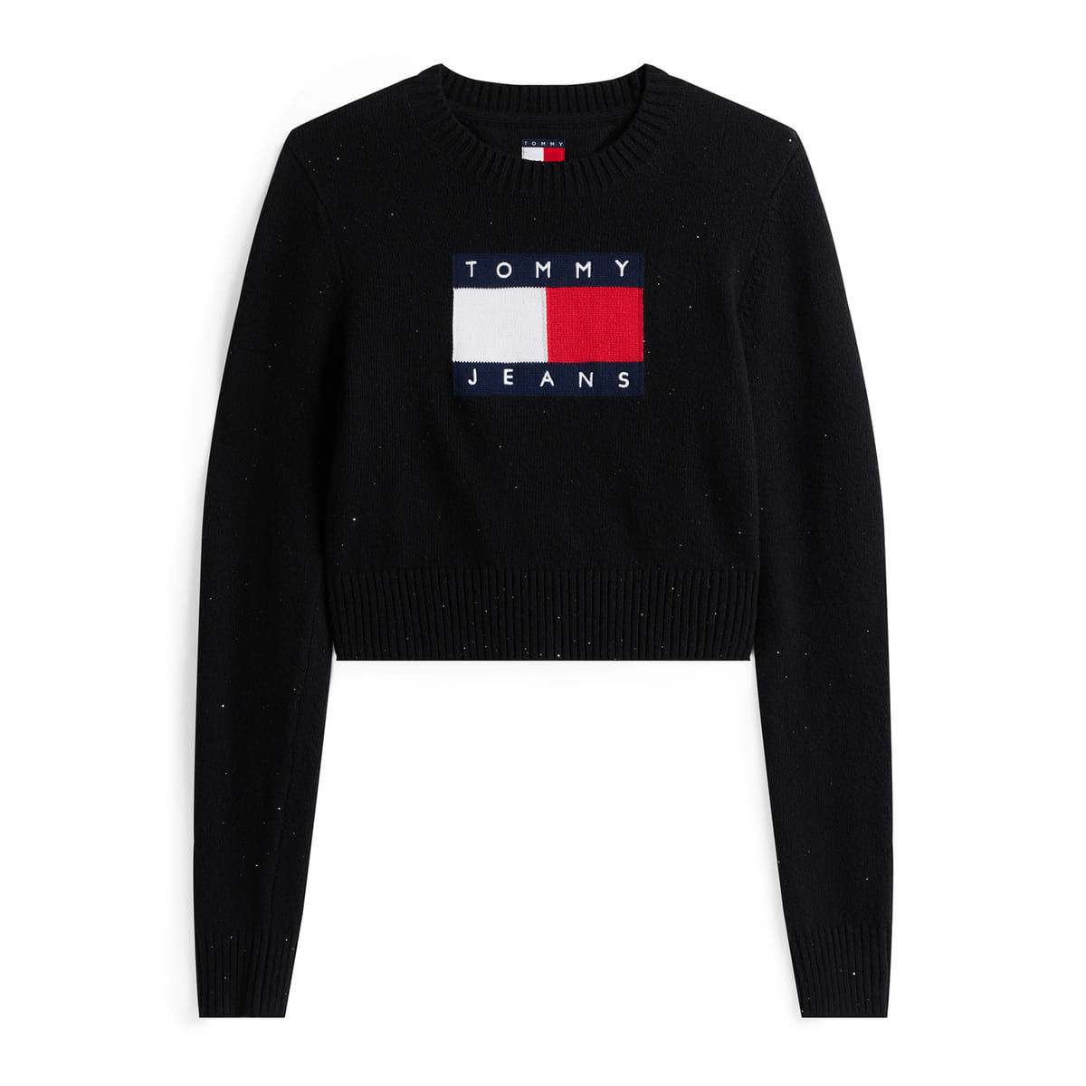MAGLIA GIROCOLLO SPARKLE FLAG DONNA
