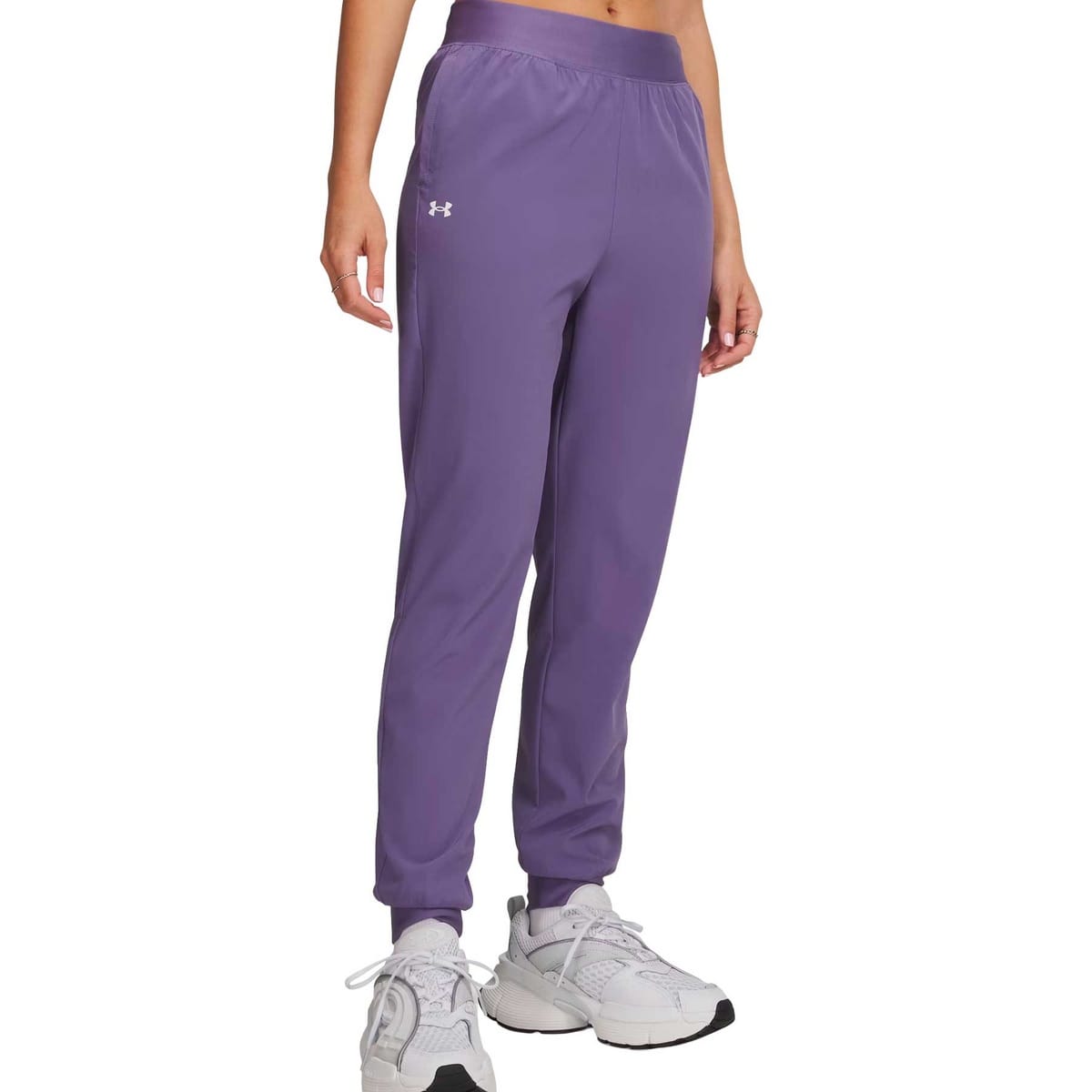PANTALONI WOVEN HIGH RISE DONNA