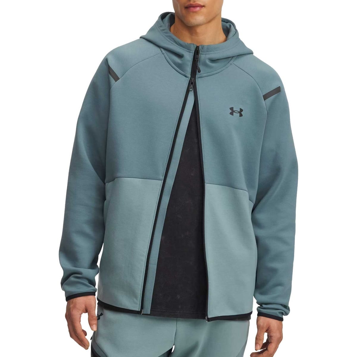FELPA FULL ZIP CON CAPPUCCIO UNSTOPPABLE