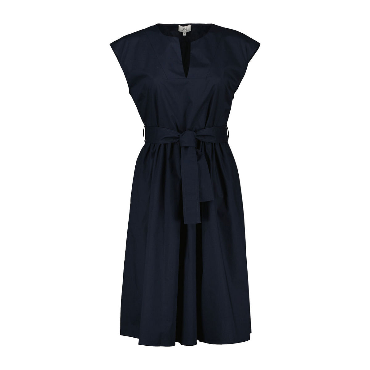ワンピース Woolrich Abito Corto In Popeline Con Cintura WOOLRICH - ABITO CORTO IN POPELINE CON CINTURA DONNA