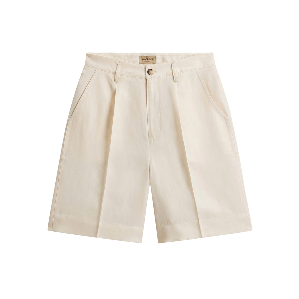SHORT IN VISCOSA E LINO DONNA